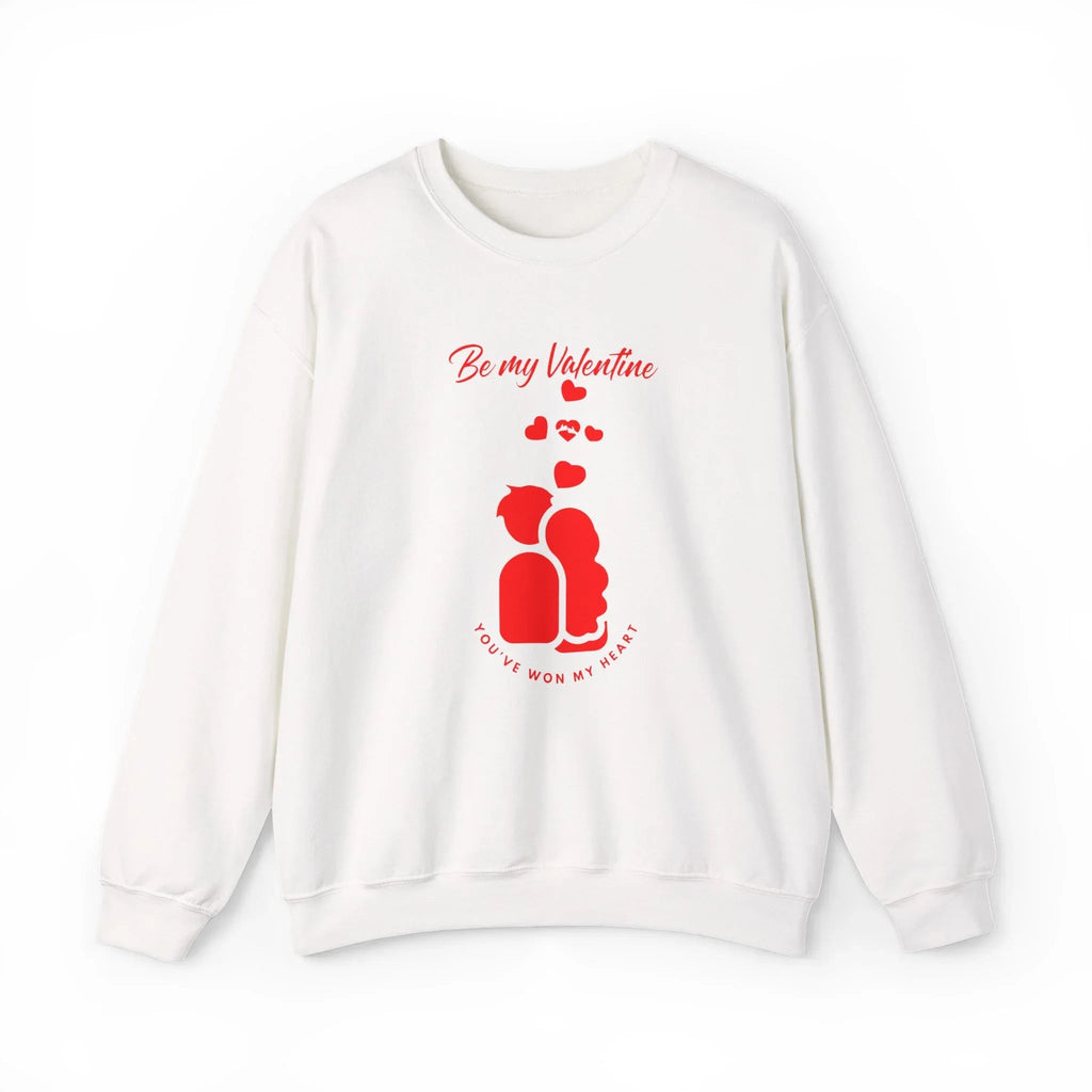 Love Saint Valentine Day Sweatshirt | Valentine Heart Design Printify