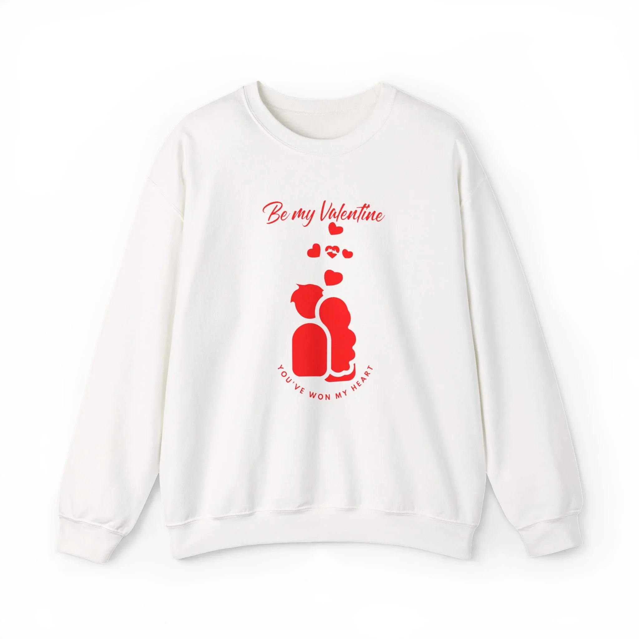Love Saint Valentine Day Sweatshirt | Valentine Heart Design Printify