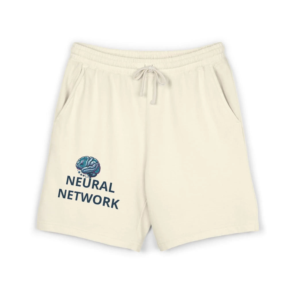 Shorts de jogging en polaire Neural Network — shorts détente avec motif cerveau tech Printify