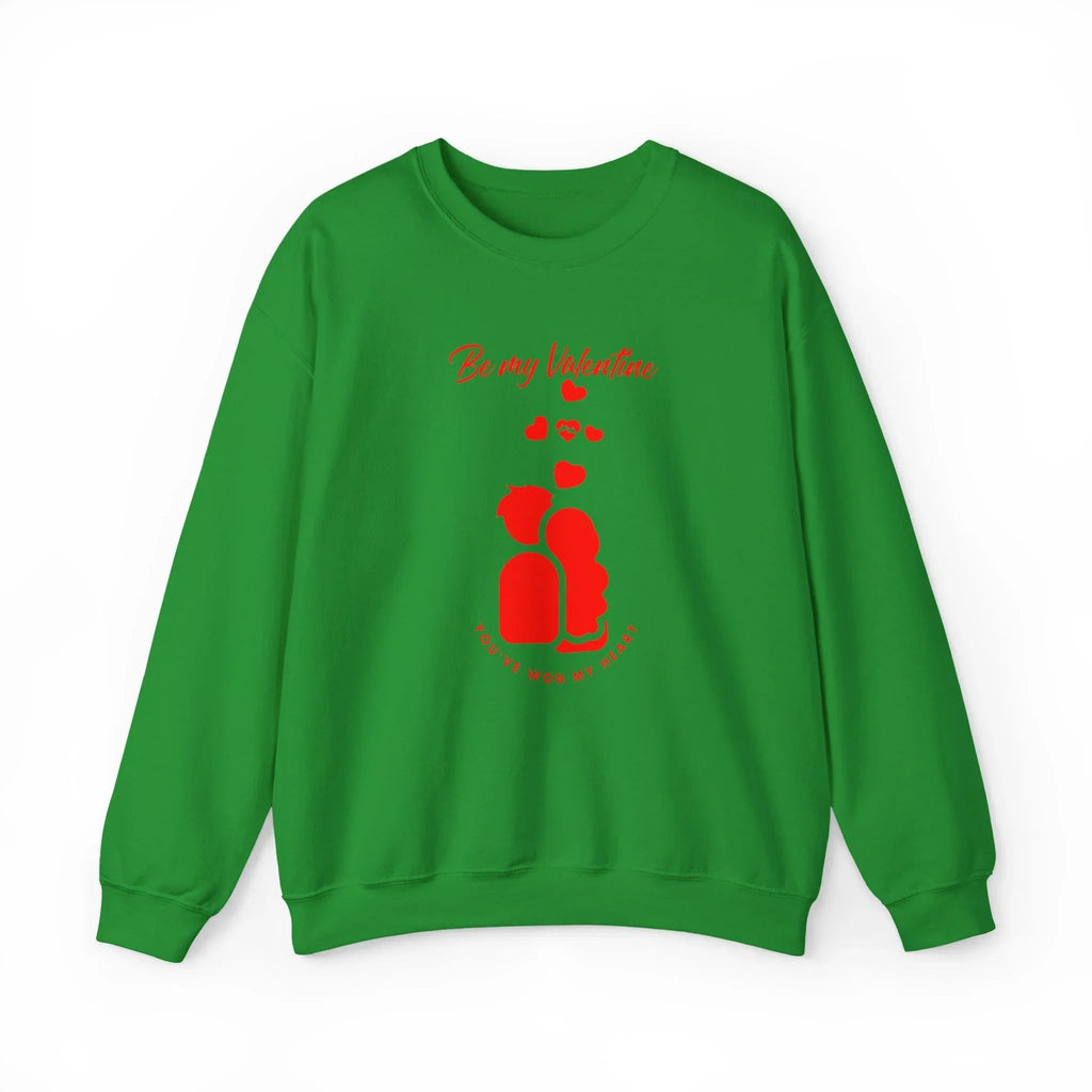Love Saint Valentine Day Sweatshirt | Valentine Heart Design Printify