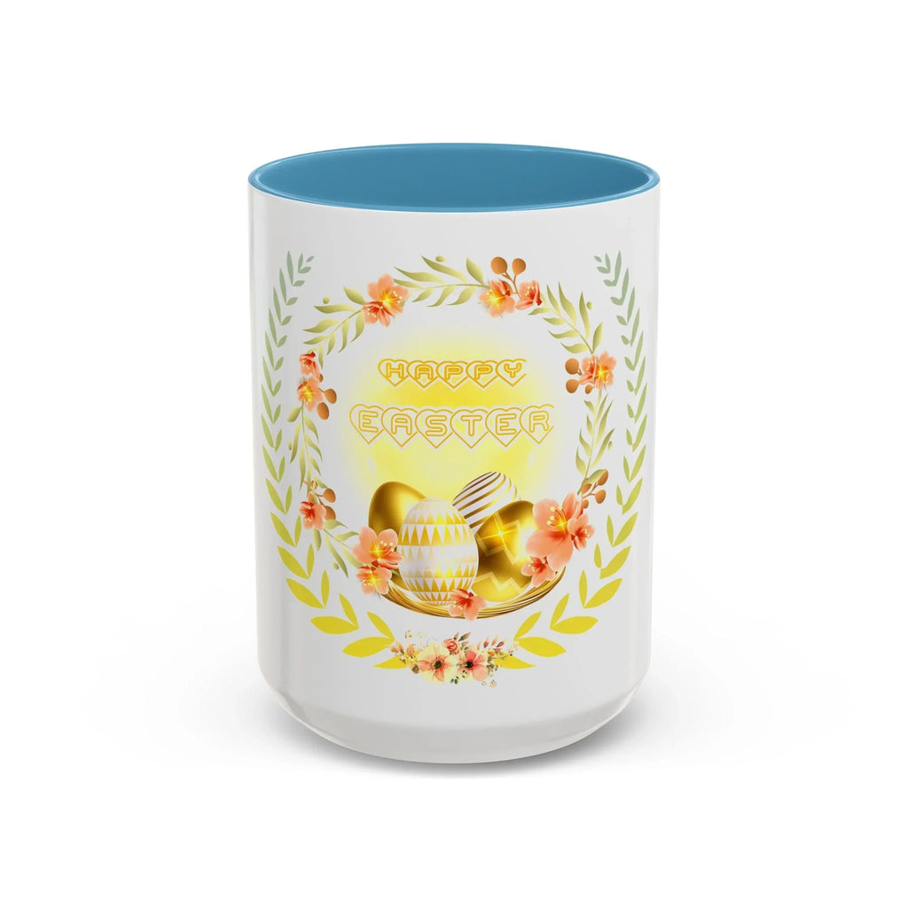 Easter Bunny Egg Accent Coffee Mug — Happy Easter Day Ceramic Mug (11/15oz) Printify
