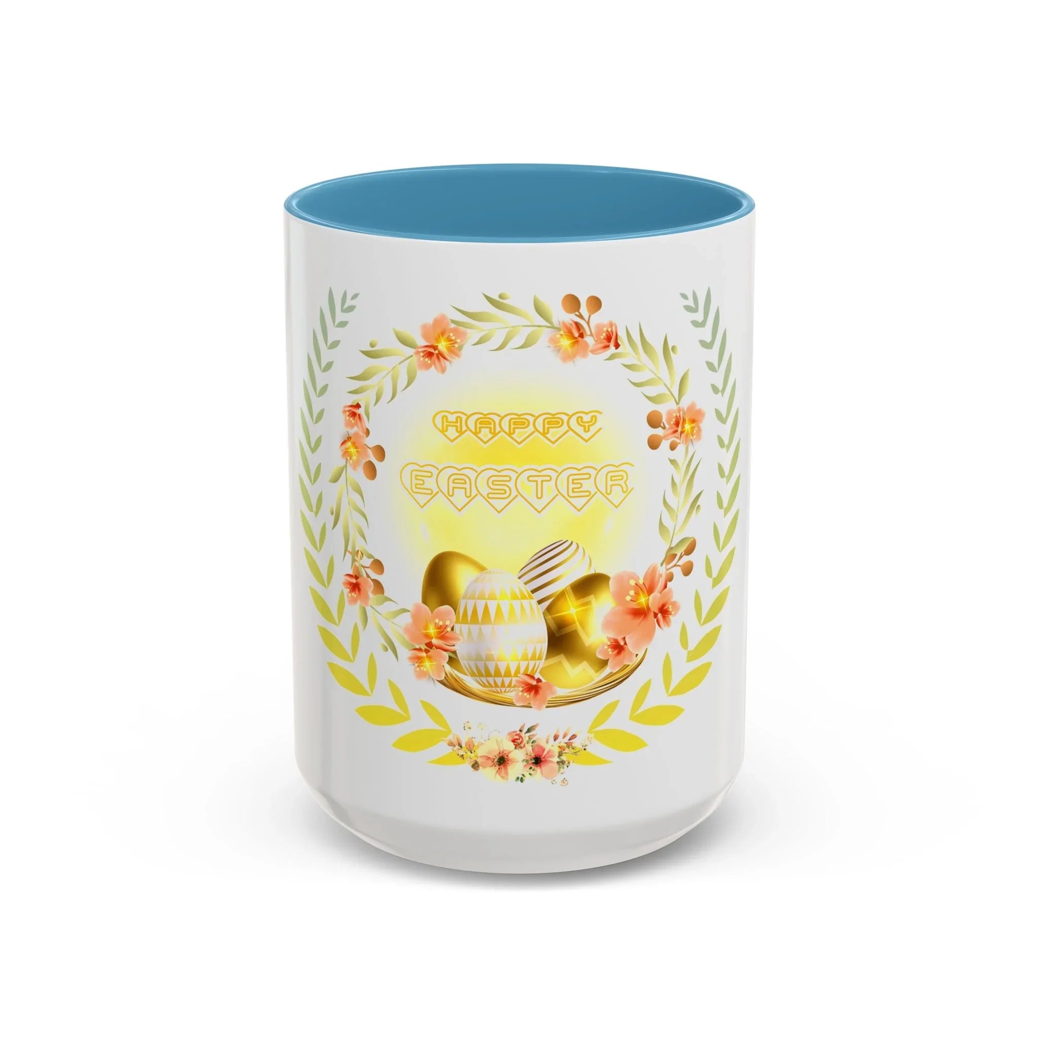 Easter Bunny Egg Accent Coffee Mug — Happy Easter Day Ceramic Mug (11/15oz) Printify